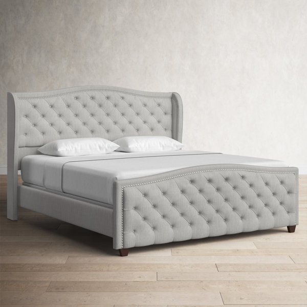 Coleman Upholstered Wingback Bed & Reviews | Birch Lane